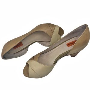 Miz Mooze | Cream Tan | Warby Kitten Heel